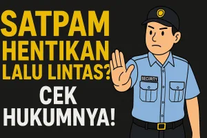 Apakah Satpam Boleh Menghentikan Lalu Lintas? Penjelasan Lengkap Berdasarkan Hukum