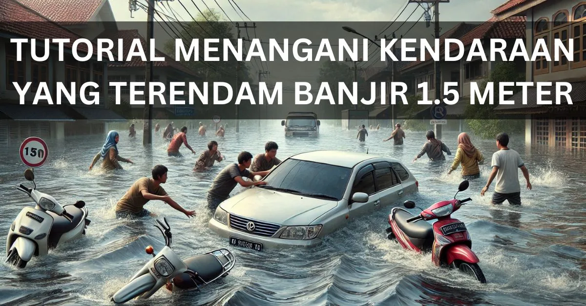 menangani kendaraan terendam banjir