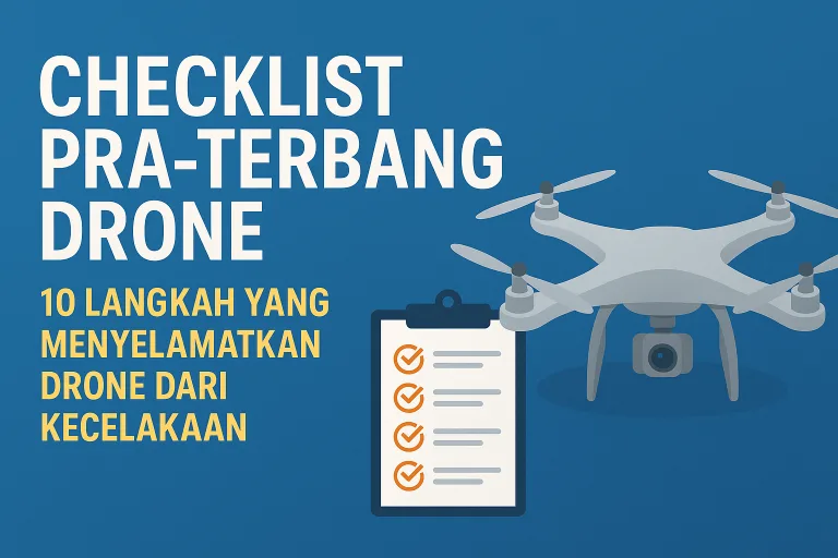 Checklist Pra-Terbang Drone: 10 Langkah Penting Agar Terhindar dari Kecelakaan