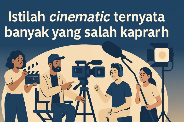 Stop Salah Kaprah “Cinematic”: Rapikan Istilah, Naikkan Kualitas Karya