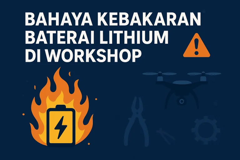 Penyebab Kebakaran di Ruang Perakitan Drone: Risiko Baterai Lithium yang Sering Diremehkan