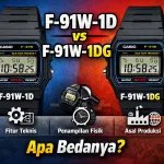 Perbedaan Casio F-91W-1D dan F-91W-1DG